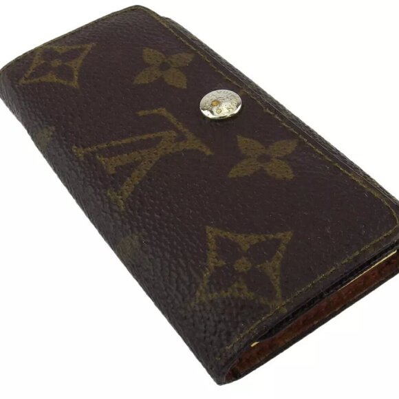 Louis Vuitton Key Case Monogram Beige Monogram Canvas Authentic Used B1140 - Picture 3 of 9